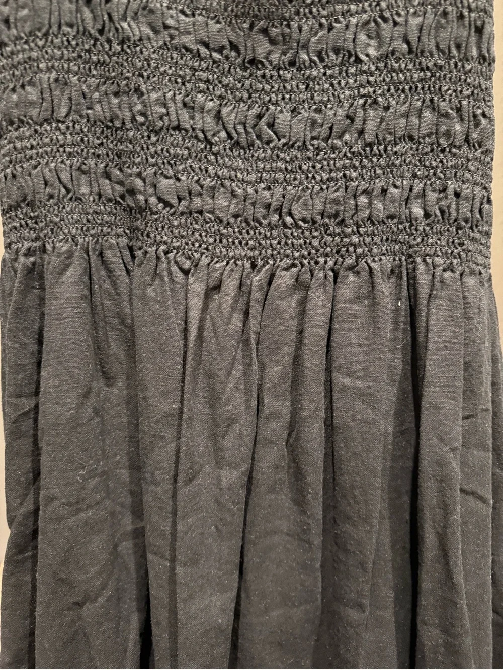 Target Black Smocked Dress with Spaghetti Straps - Picture 2 of 3